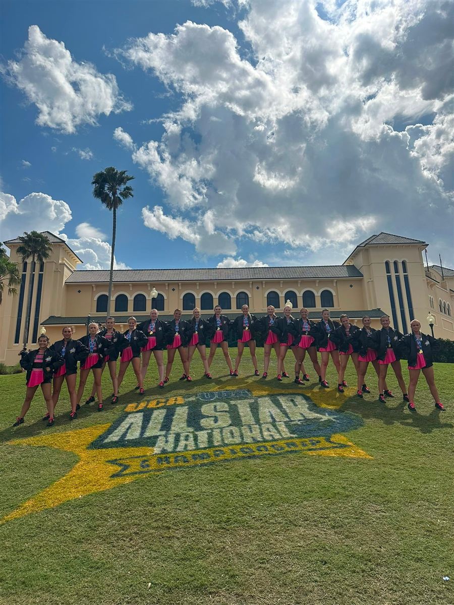 Ace Allstars squad celebrating at a UCA competition